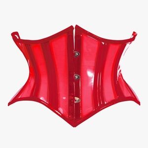 Daisy Corsets lavish curvy cut red mini cincher
